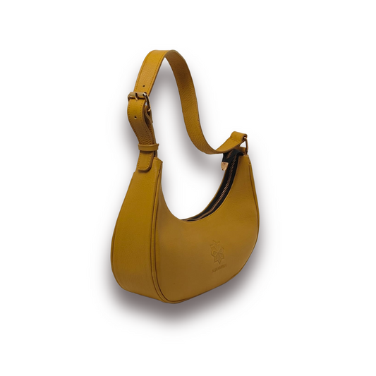 Crescent Yellow Dark & Green