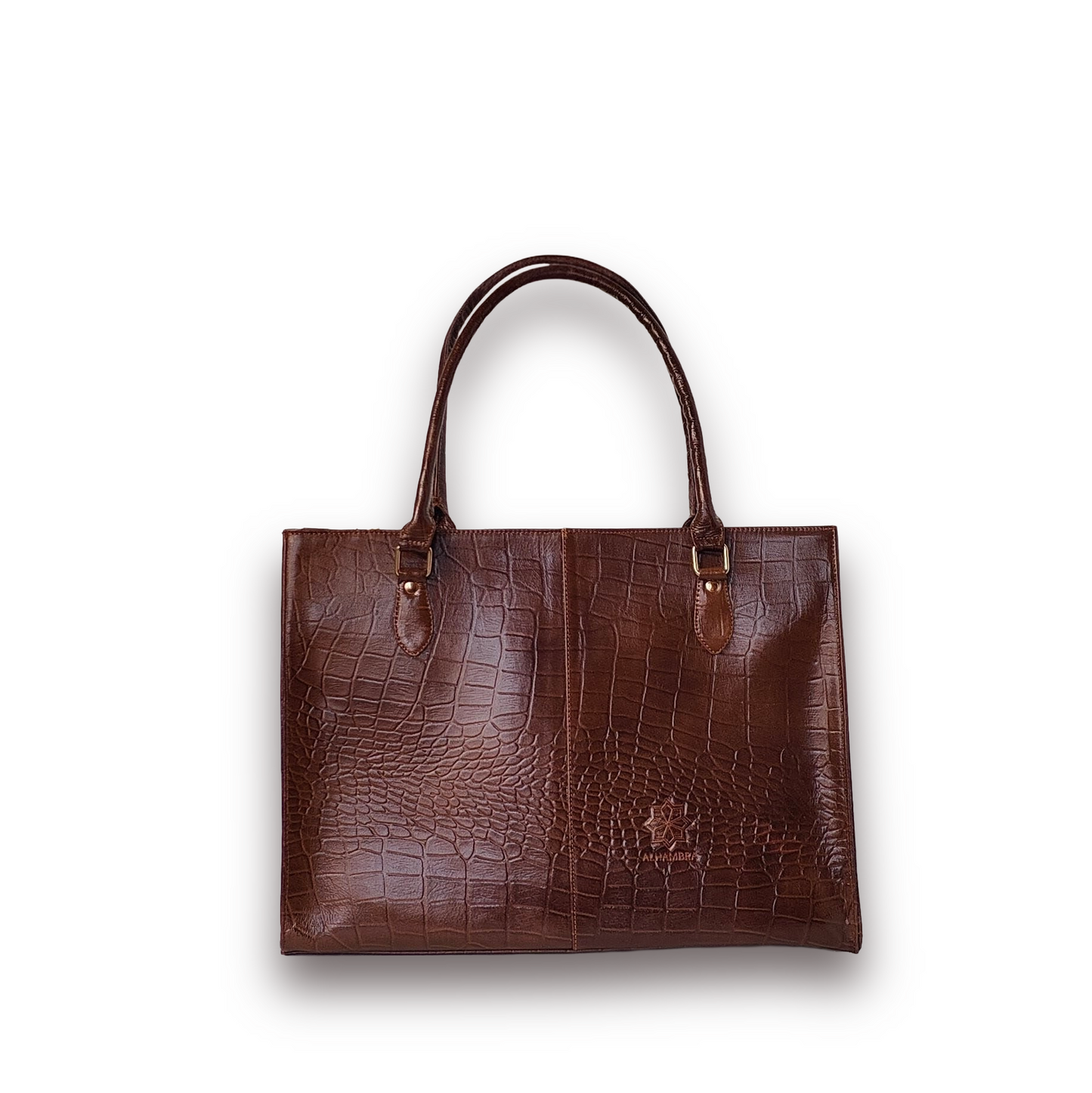 The Executive Tote: Crocodile-Embossed Edition