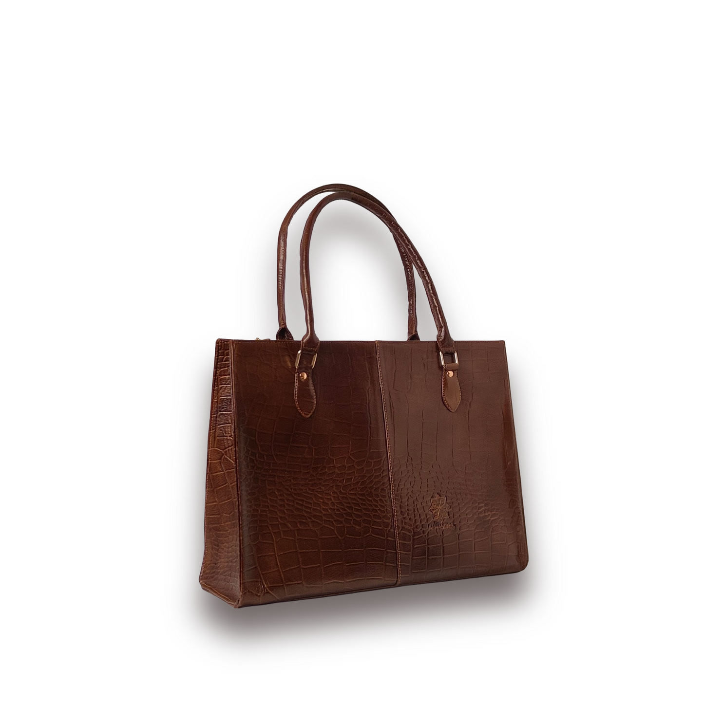 The Executive Tote: Crocodile-Embossed Edition
