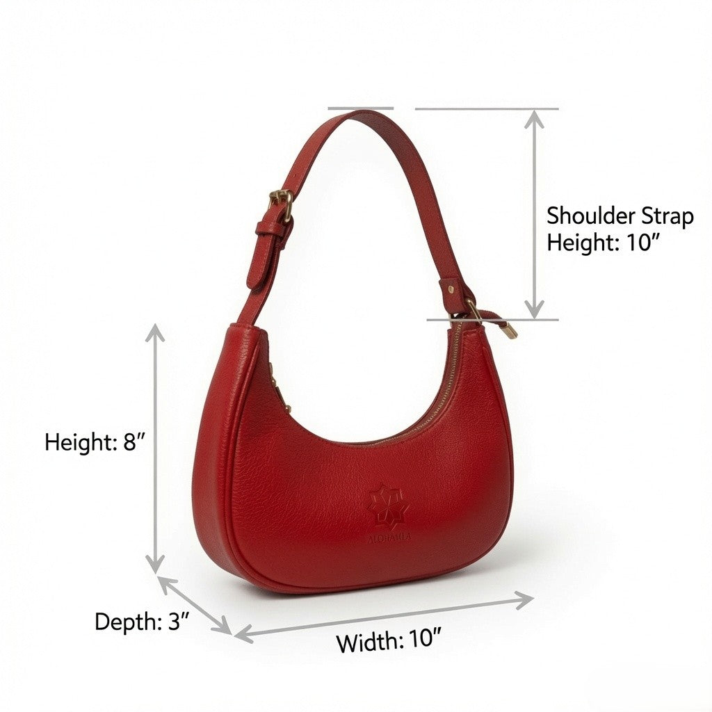 The Crescent Sling — Handcrafted Sculptural Leather