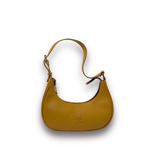 Crescent Yellow Dark & Green
